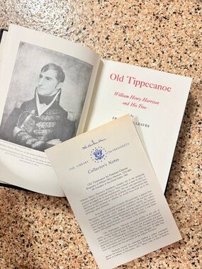 Old Tippecanoe Hardcover Book with Collector's Notes - Red & Cream